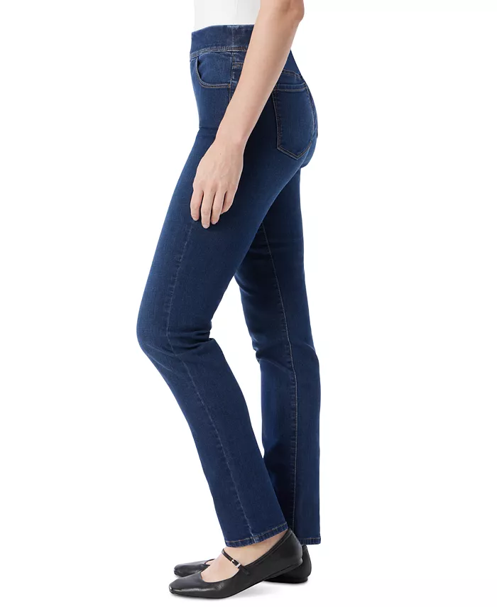 Women's Amanda High-Rise Straight Pull-On Jeans - thumbnail 8