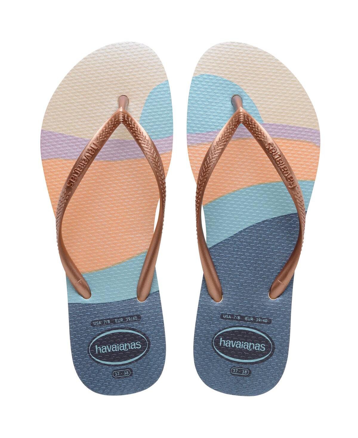 HAVAIANAS WOMEN'S SLIM PALETTE ROUND TOE SANDALS 