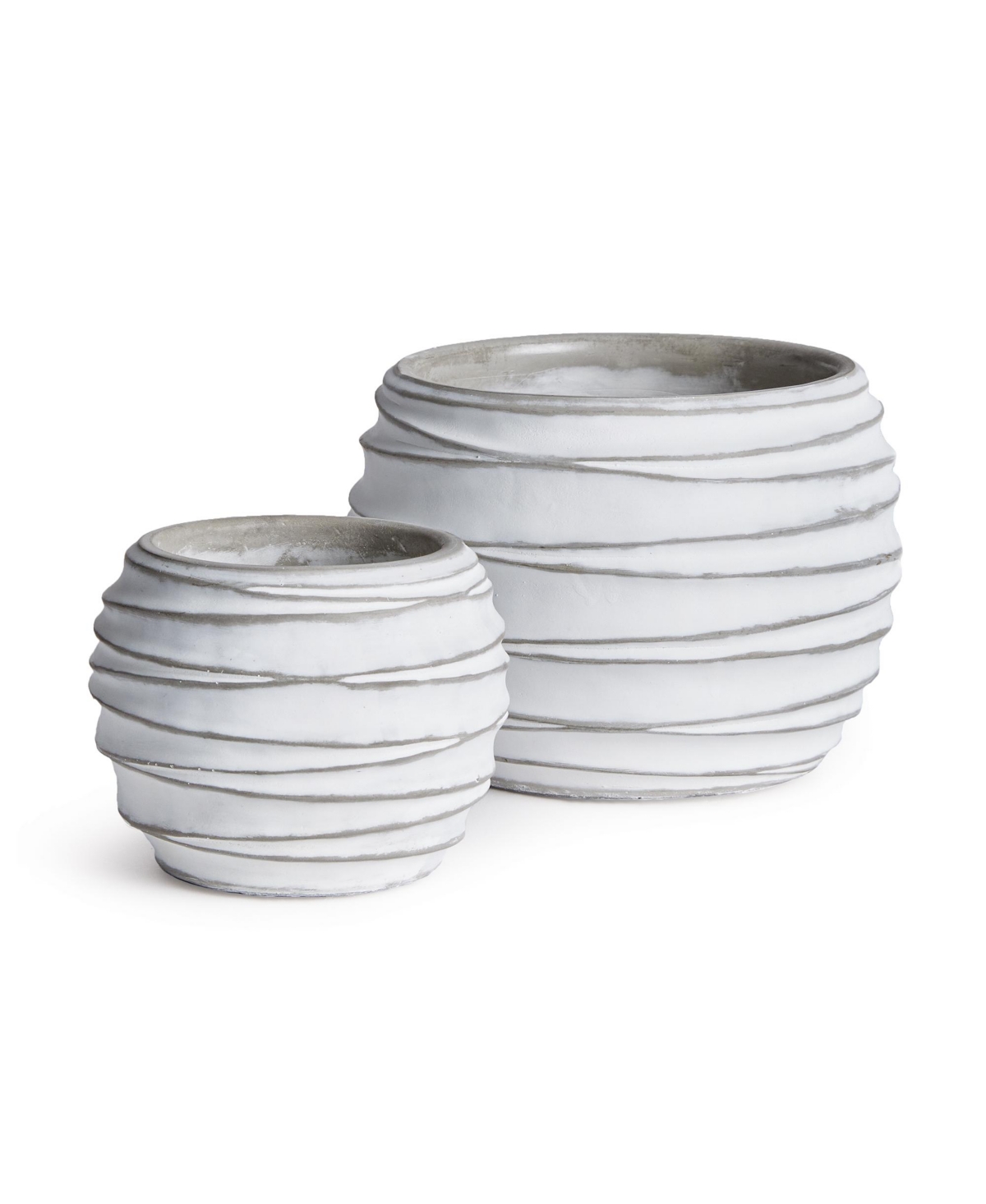 Kipha Flowerpot Planters Set of 2 - White
