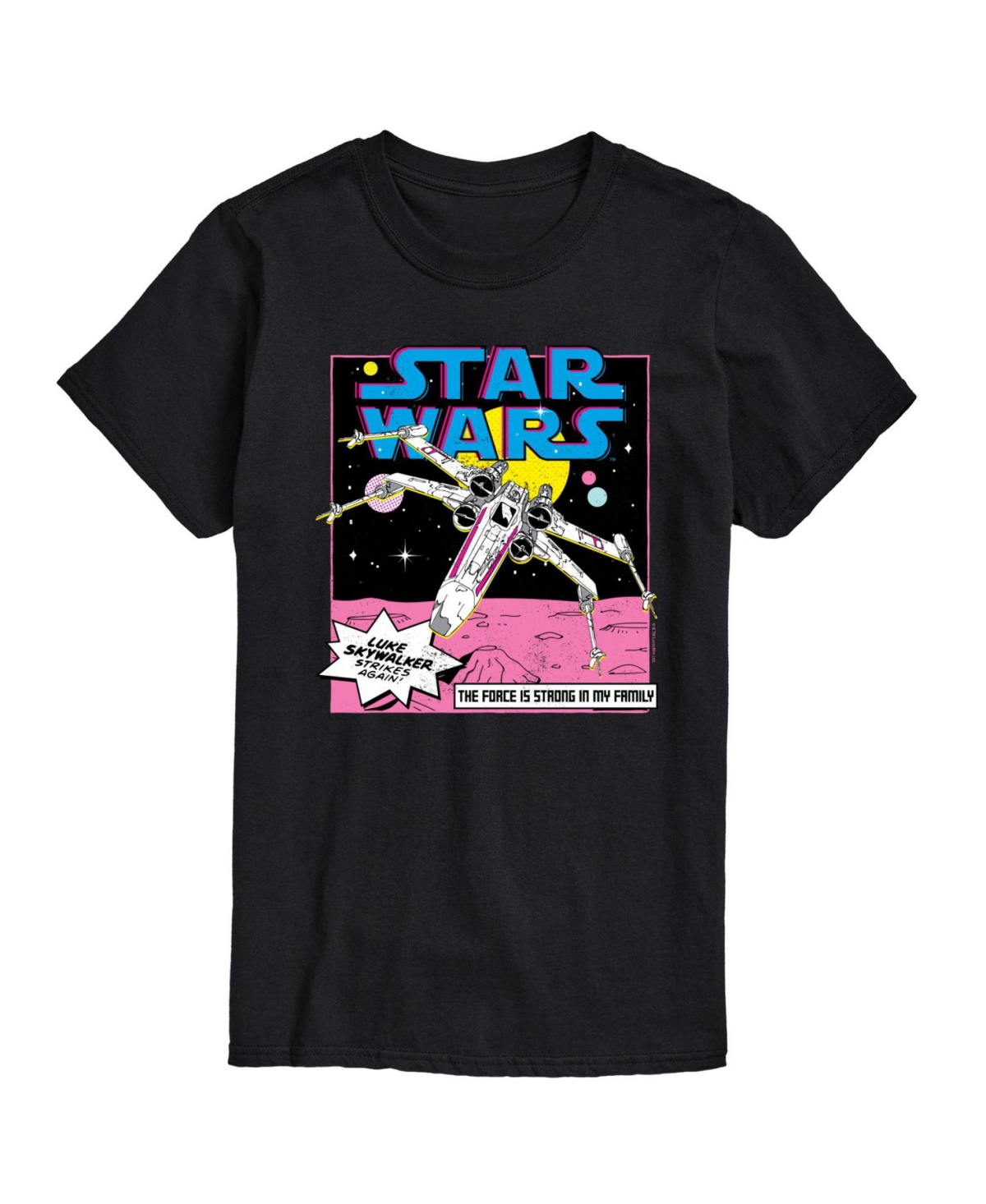 Airwaves Men's Star Wars Short Sleeve T-shirt In Black