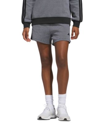 adidas - Women's Knit 3-Stripe Logo Vented Shorts