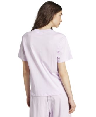 Women's Short-Sleeve Cotton Crewneck Logo T-Shirt