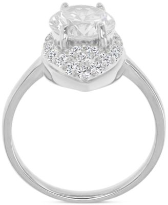 Marquise Cubic Zirconia Ring in Sterling Silver