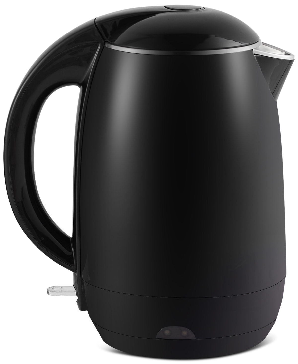 Elite Cuisine 1.8-qt. Cool-touch Electric Kettle With Stainless Steel Interior In Black