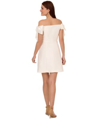 Women's Off-The-Shoulder Bow-Sleeve Dress