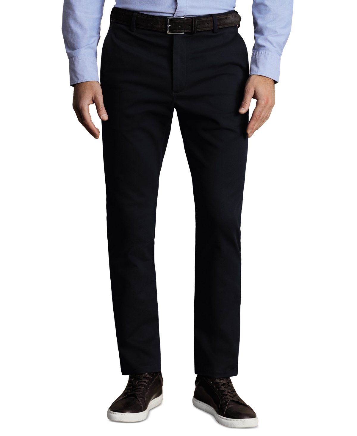 Charles Tyrwhitt Men's Ultimate Non-iron Chino Pants In Blue
