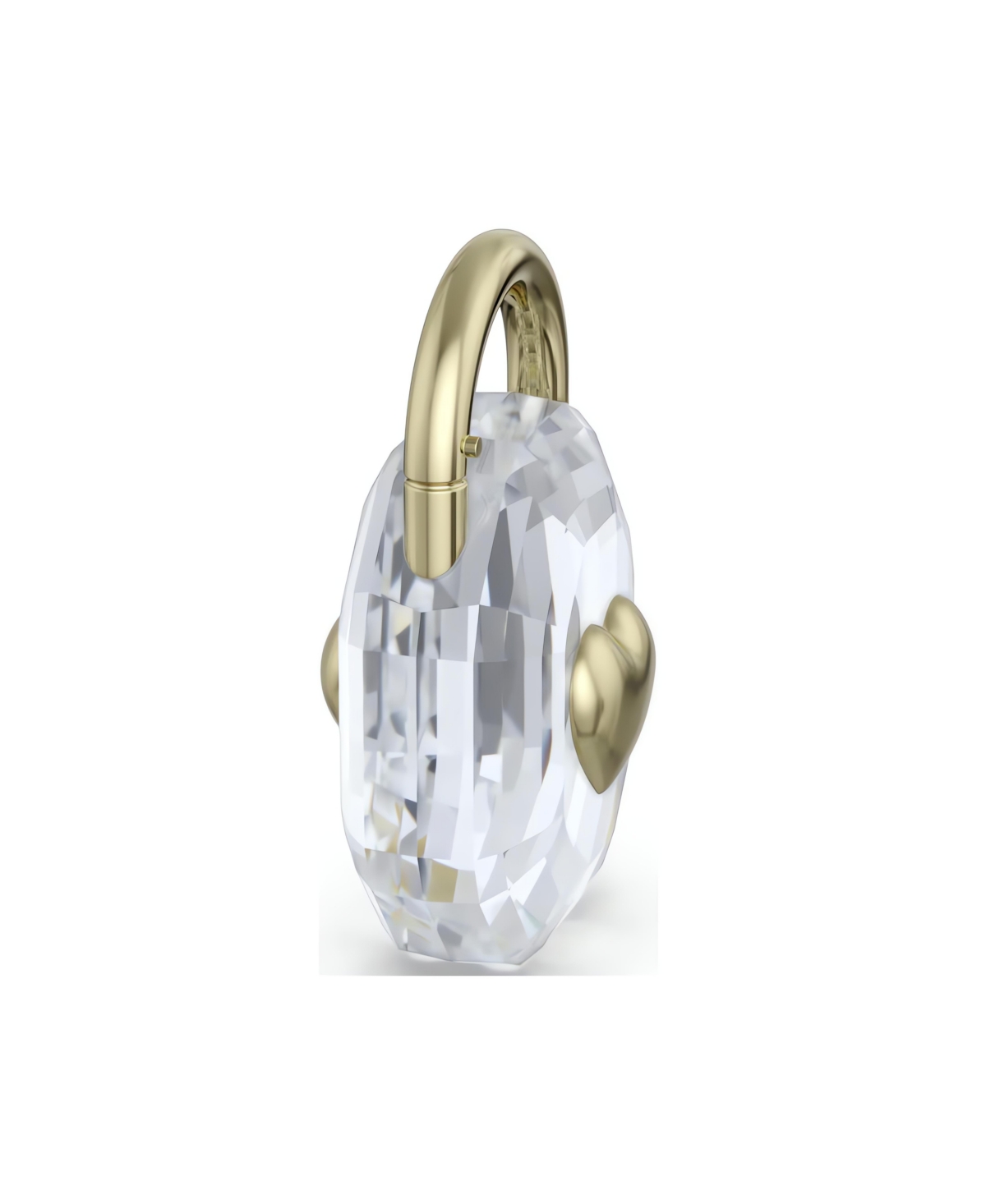 Swarovski Symbolica Padlock Figurine In White,clear