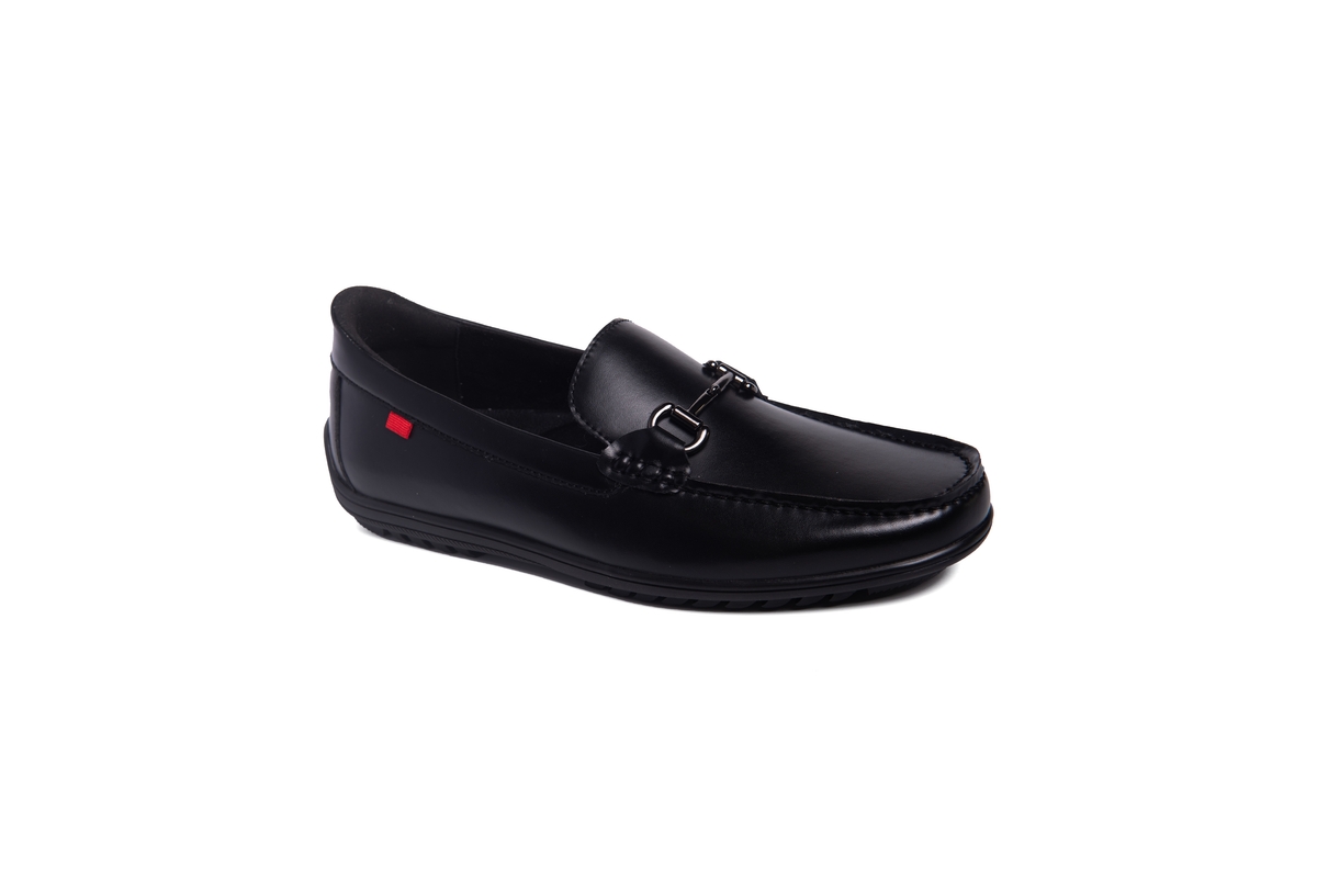 Elliot Road Hands-Free Slip On Technology Leather Buckle Loafers - Cognac napa leather