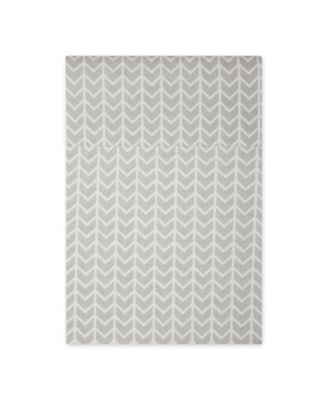 Herringbone Print Fridge Liner 6 Pack Set, 24" x 12"