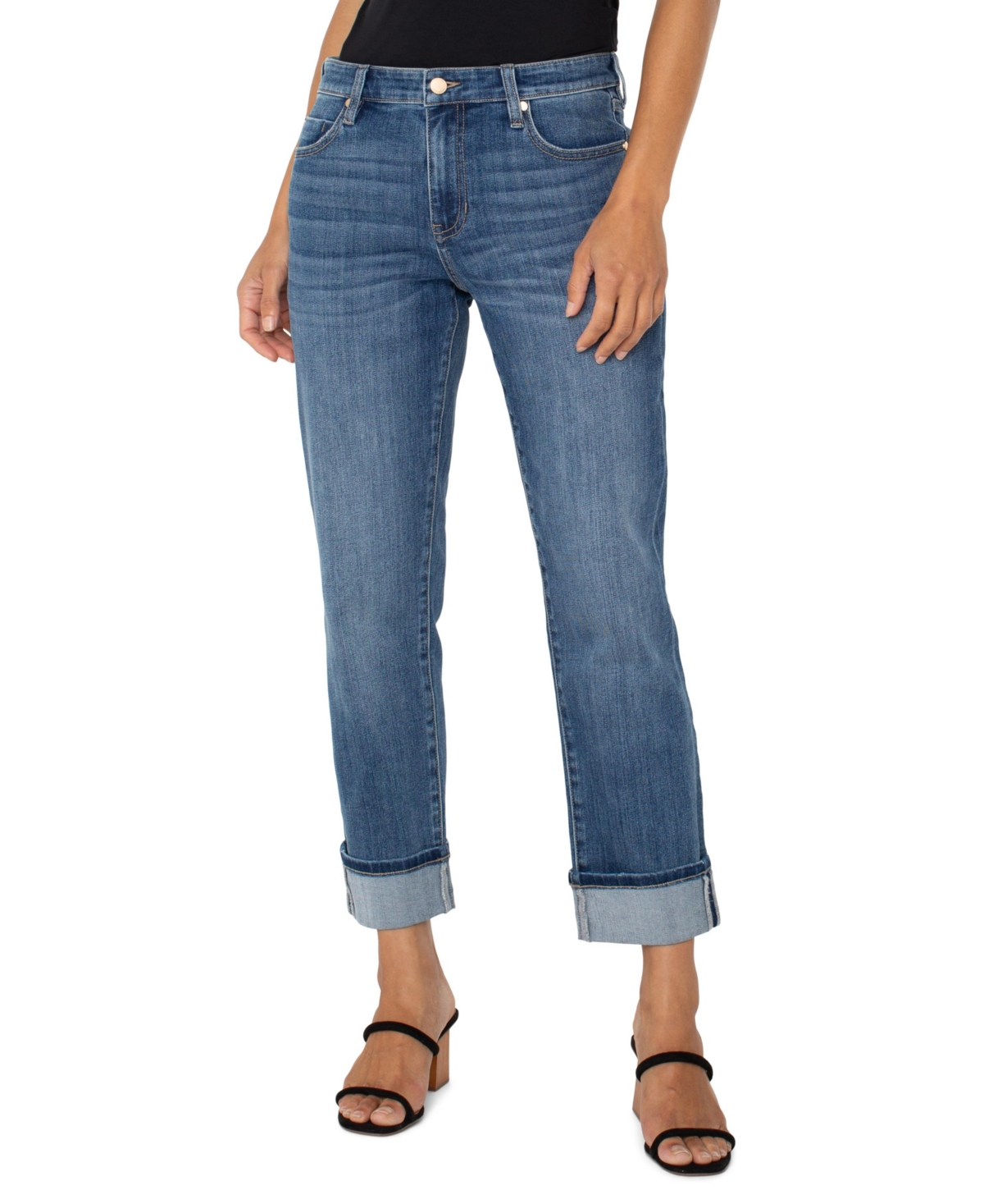 Women's Marley Girlfriend Cuffed Jeans - Grasslands