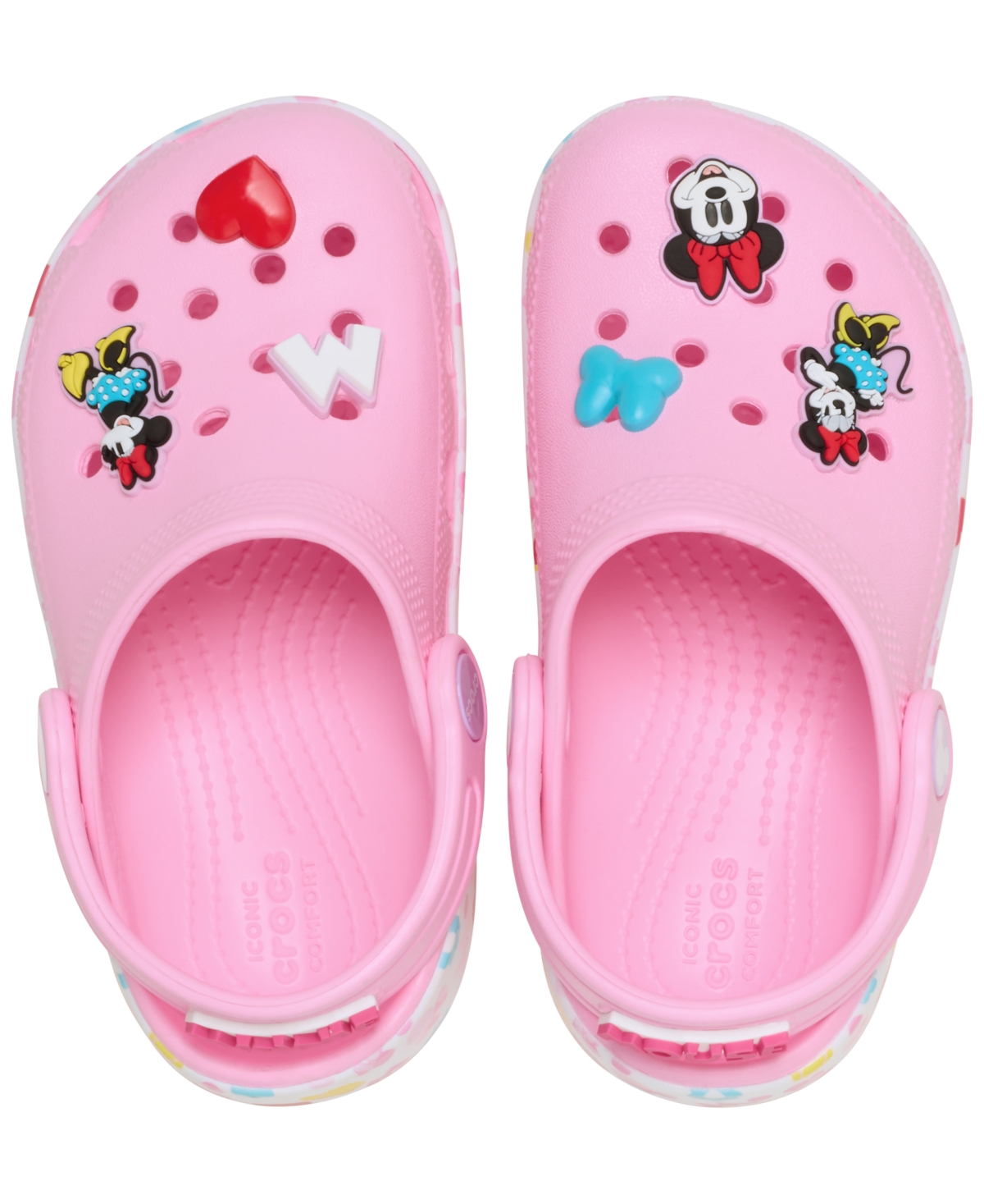 Crocs X Disney Toddler Girls Minnie And Friends Classic Clogs From Finish Line In Pink