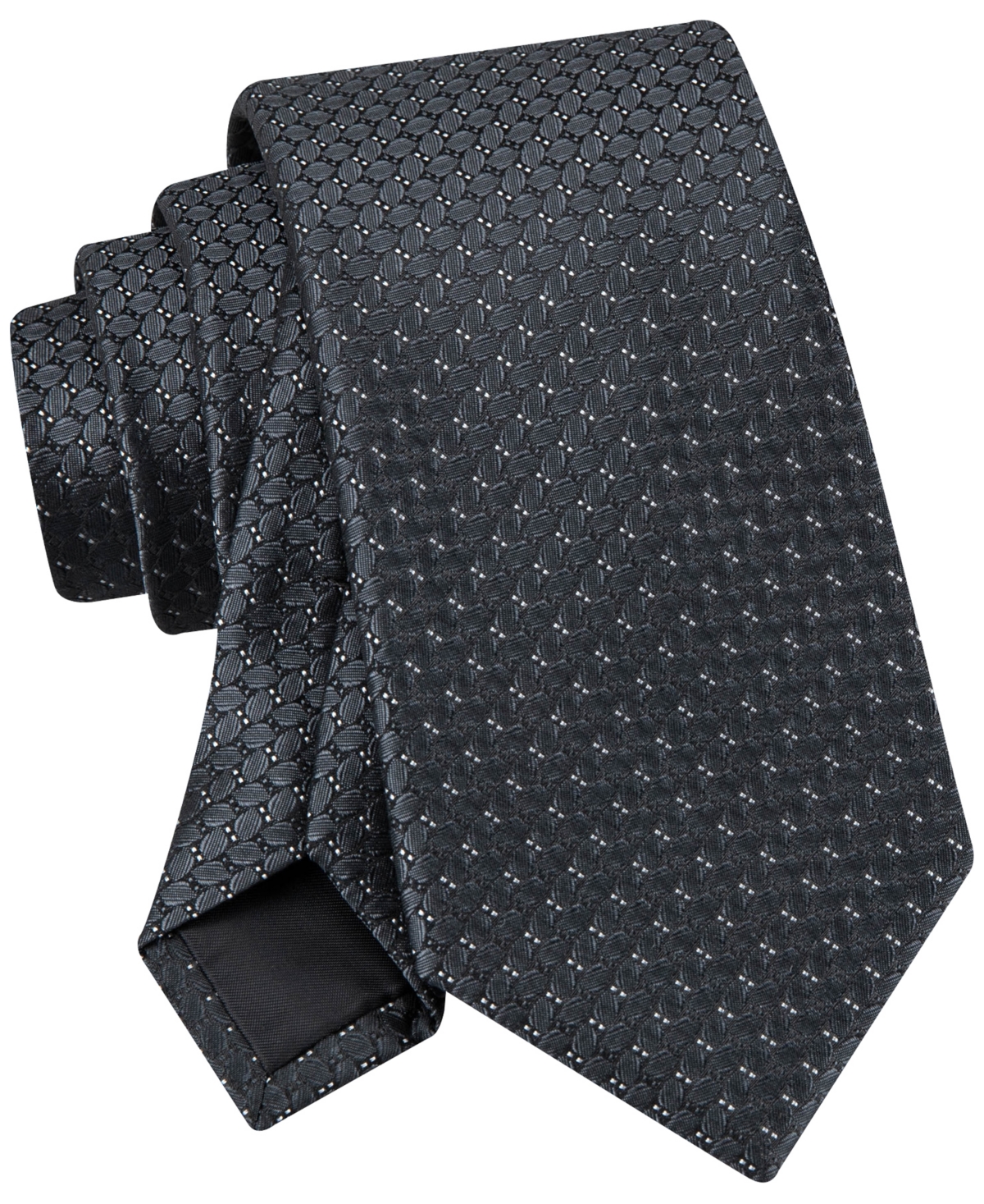 Calvin Klein Men's Crawford Textured Tie In Black