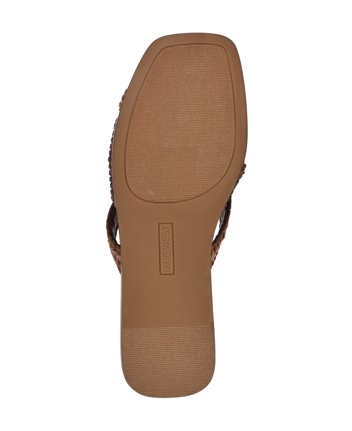 Nine West Omansa Slide Sandal In Dark Brown
