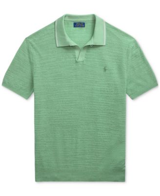 Men's Textured Cotton-Linen Sweater