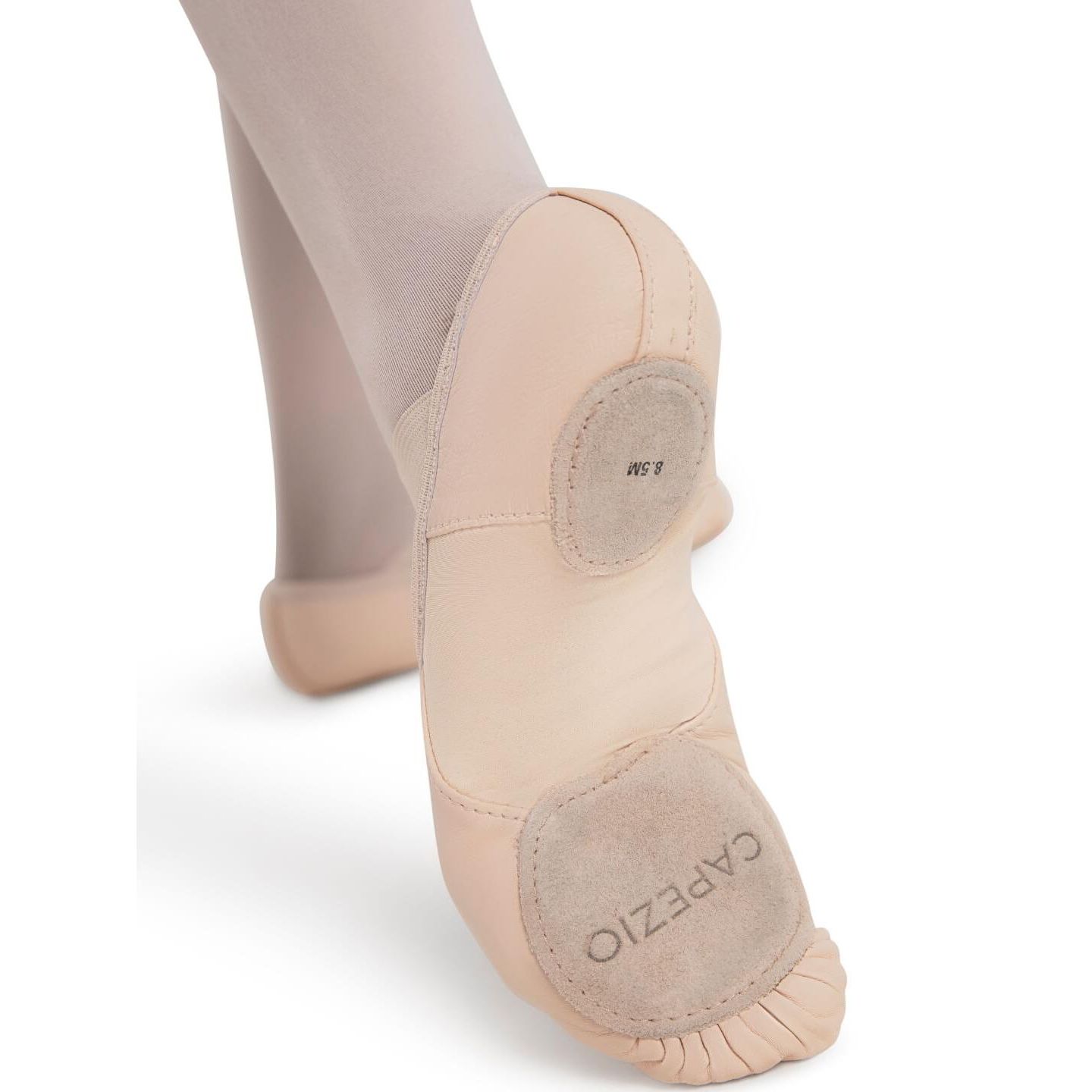 Детские кожаные балетки Capezio Hanami, цвет: Светлый розовый — фото 4