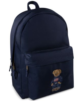 Boys' and Girls' Polo Bear Canvas Backpack