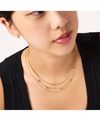 Heart Necklace - Lev Mini Station Necklace