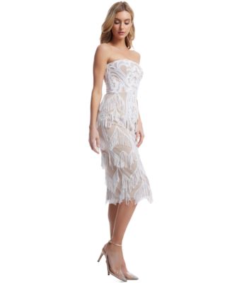 Women's Viviana Sequined Fringe Dress