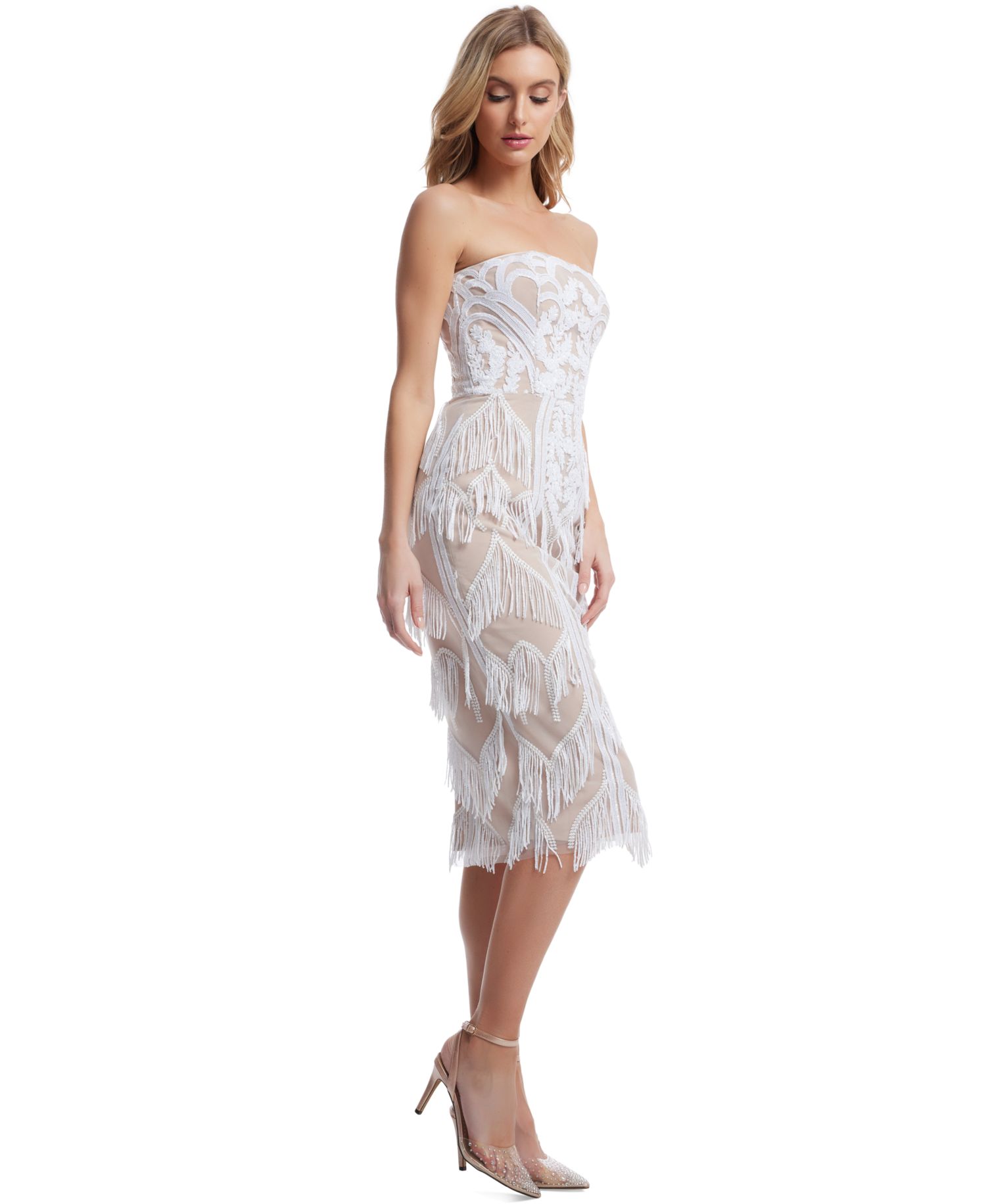 Women's Viviana Sequined Fringe Dress