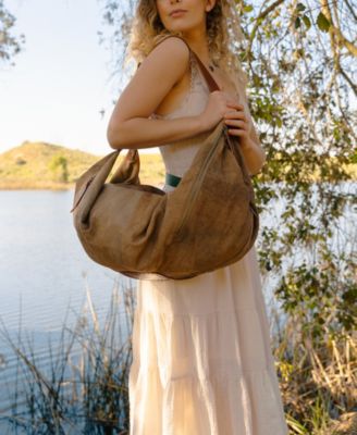 Women's Genuine Leather Dorado Hobo Convertible Backpack