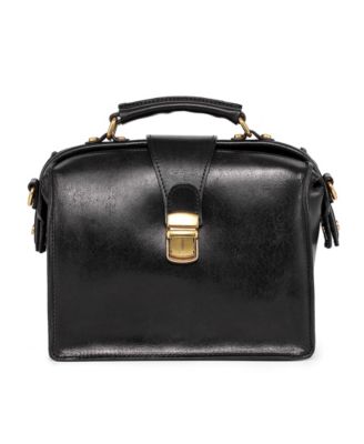 Women's Genuine Leather Doctor Transport Satchel Bag
