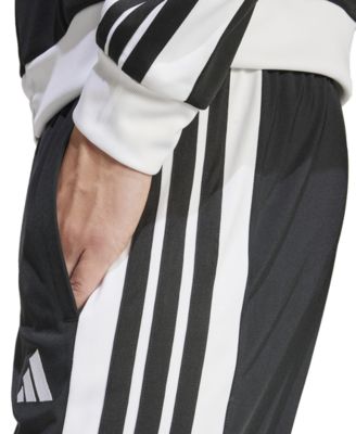 Men's Regular-Fit 3-Stripes Colorblocked Tricot Track Pants