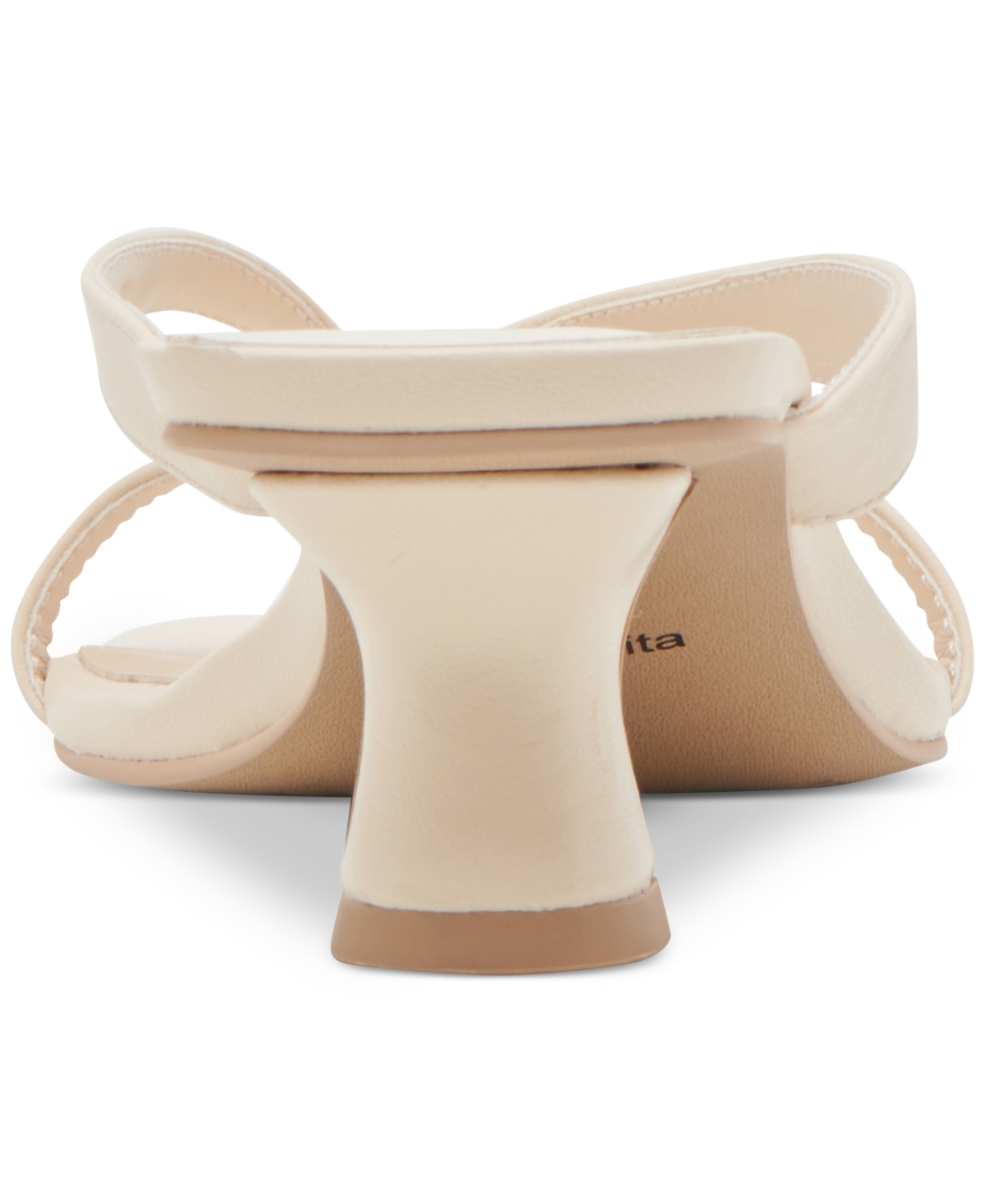 Shop Dolce Vita Women's Brevel Thong Low Block Heel Dress Sandals In Bone Leather