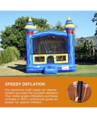 Melting Artic Commercial Grade Bounce House 13x13 for Kids and Adults (with Blower), Basketball Hoop, Outdoor Indoor, Bouncer Jumper, Birthday Party, Rental Grade, Big Inflatable