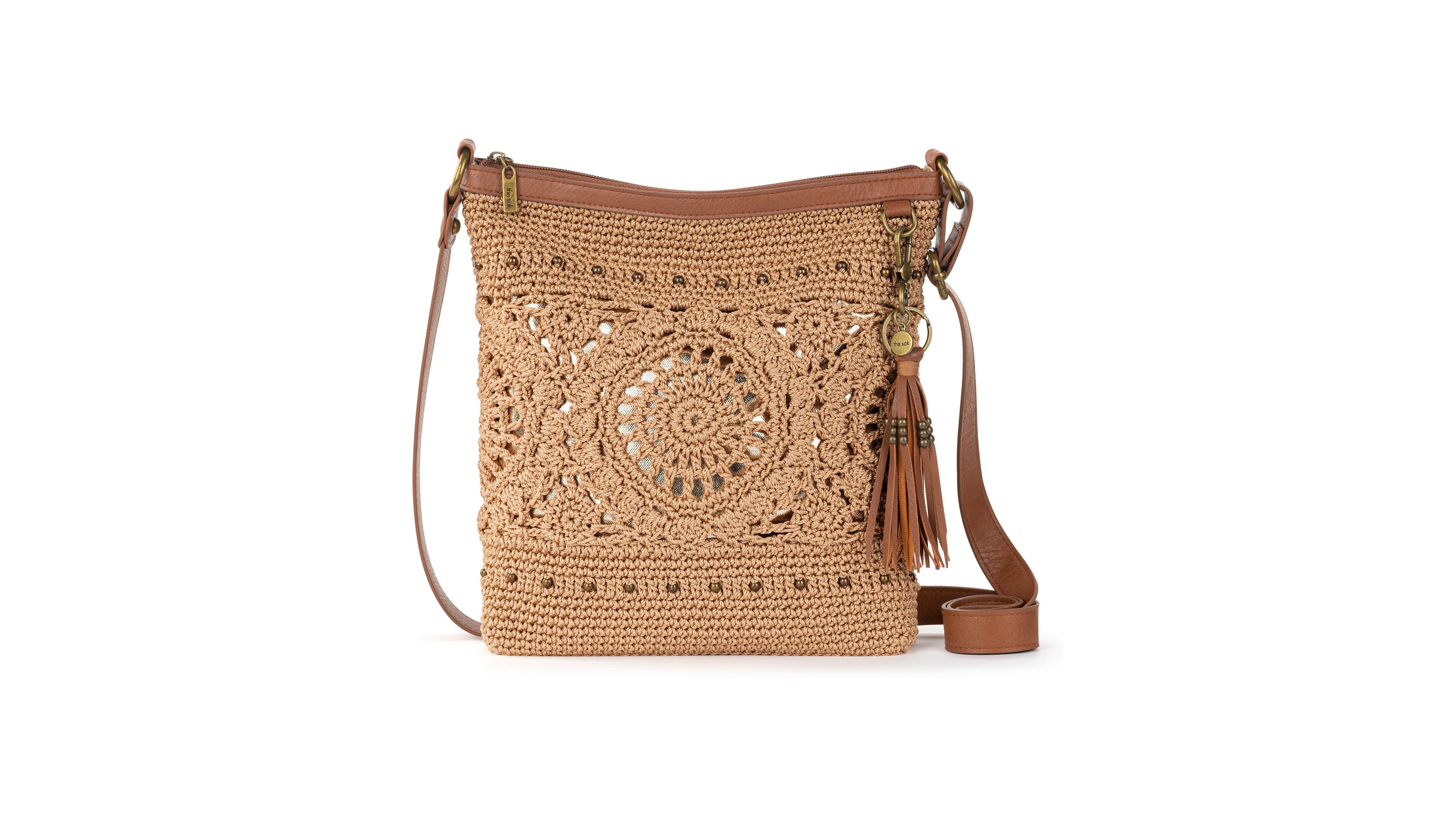 The Sak Women's Lucia Crochet Medium Crossbody Bag