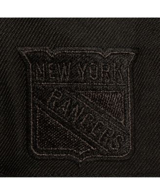 Men's Black New York Rangers Soul Strike Tonal Snapback Hat