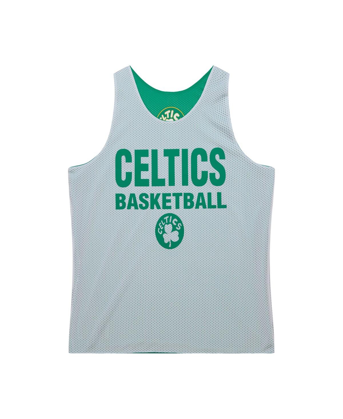 Mitchell & Ness Men's Kelly Green Boston Celtics Hardwood Classics Reversible Mesh Practice Jersey In Kelly Green
