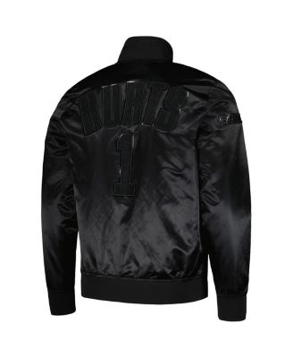 Men's Black Jalen Hurts Philadelphia Eagles Player Full-Snap Jacket