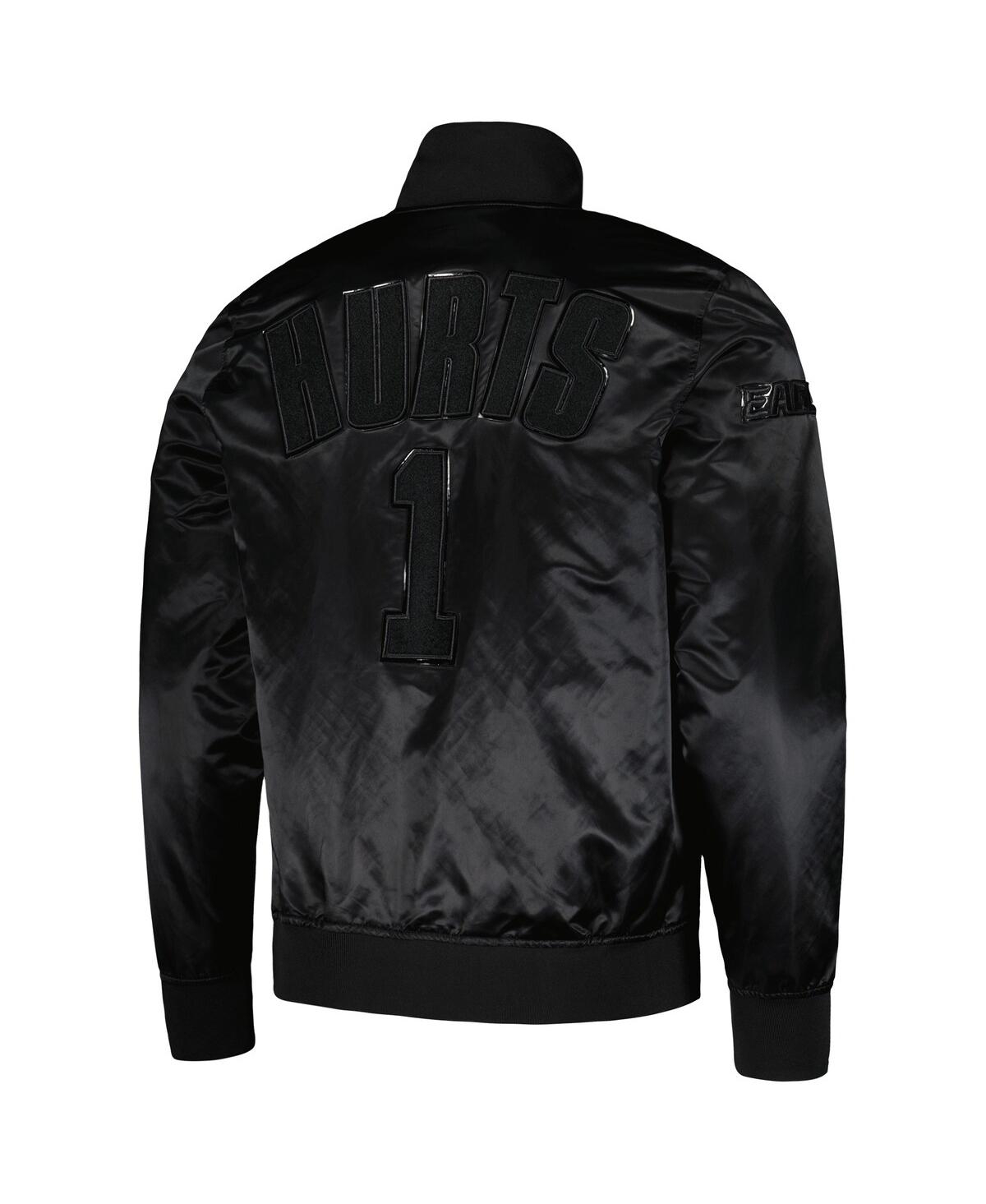 Pro Standard Men's Black Jalen Hurts Philadelphia Eagles Player Full-snap Jacket In Black