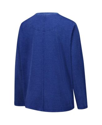 Women's Royal Kentucky Wildcats Chandler Olive Leaf Arch Long Sleeve T-Shirt