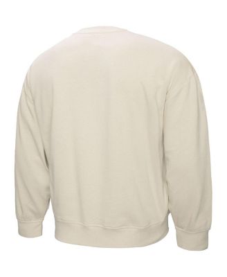 Women's Cream Philadelphia Eagles Shooting Stars Pullover Sweatshirt