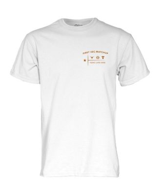 Men's and Women's White Texas Longhorns First SEC Game Matchup T-Shirt