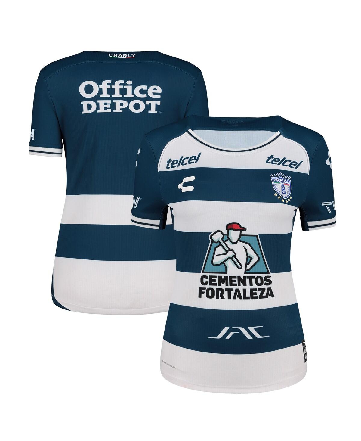 Women's Navy/White C.f. Pachuca 2024/25 Home Authentic Jersey - Navy, White