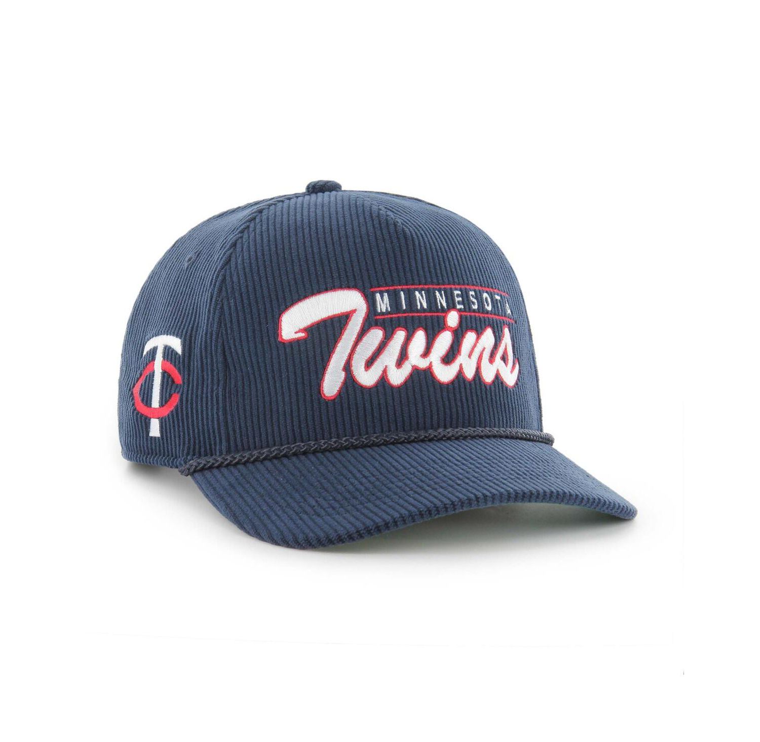 Men's Navy Minnesota Twins Corduroy Hitch Adjustable Hat