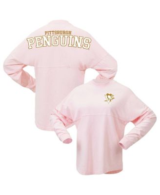 Fanatics - Women's  Pink Pittsburgh Penguins Spirit Jersey Long Sleeve T-Shirt