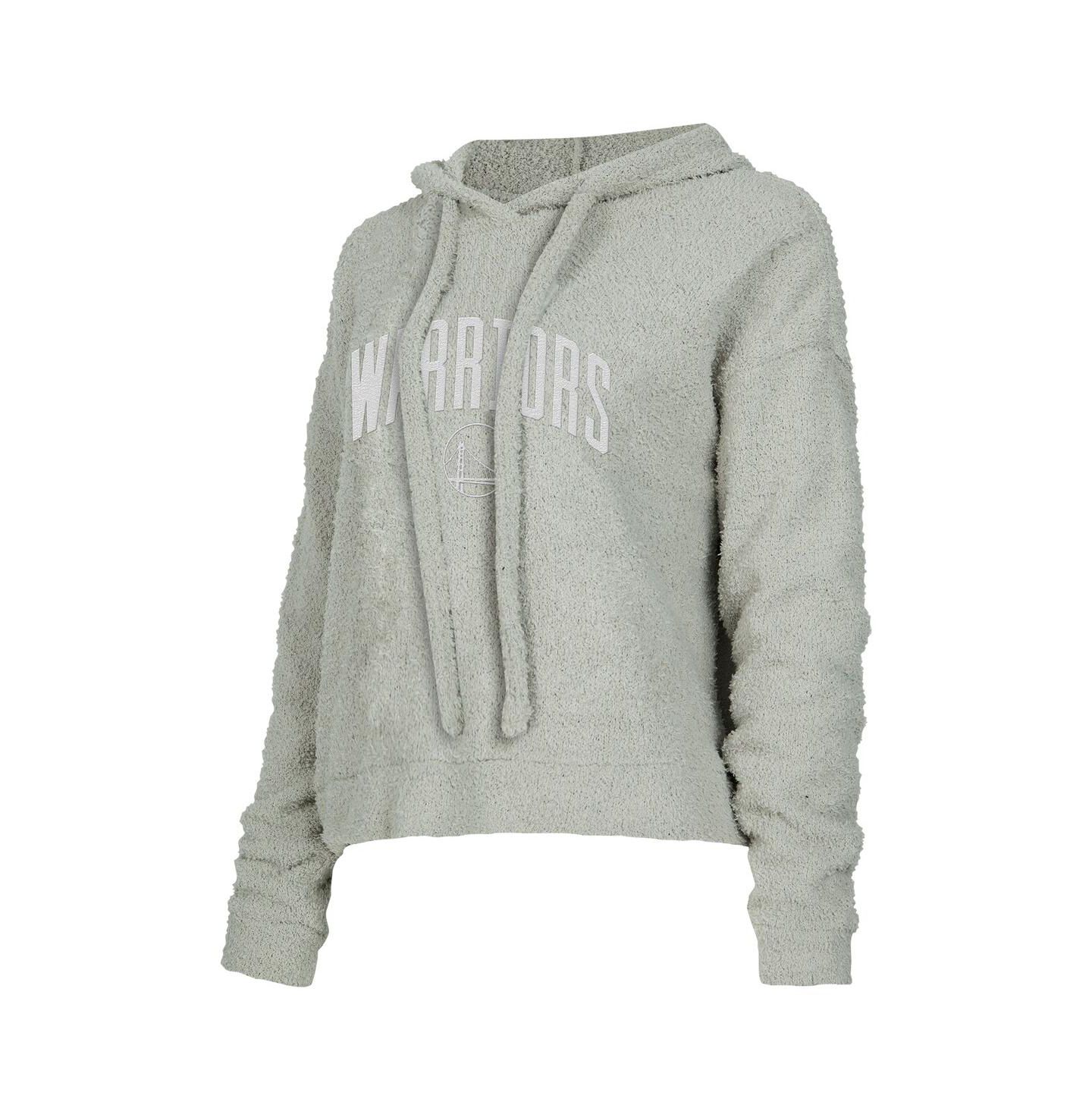 Женское худи Concepts Sport Gray Golden State Warriors Ventura Comfy Pullover — фото 3