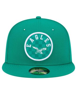 Men's Kelly Green Philadelphia Eagles Checkered 59FIFTY Fitted Hat