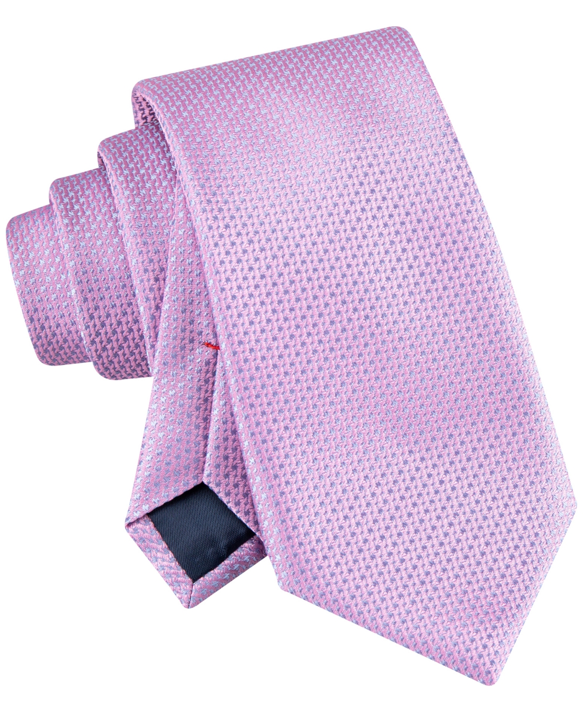 Tommy Hilfiger Men's Bishop Micro-geo Tie In Fuschia