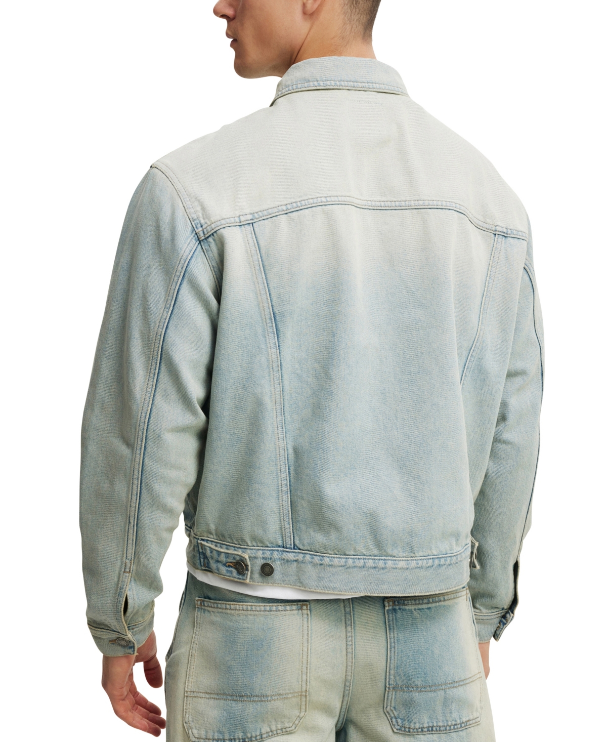 COTTON ON MEN'S OVERSIZED TRUCKER JACKET 