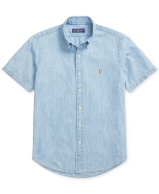 Men's Classic-Fit Chambray Shirt