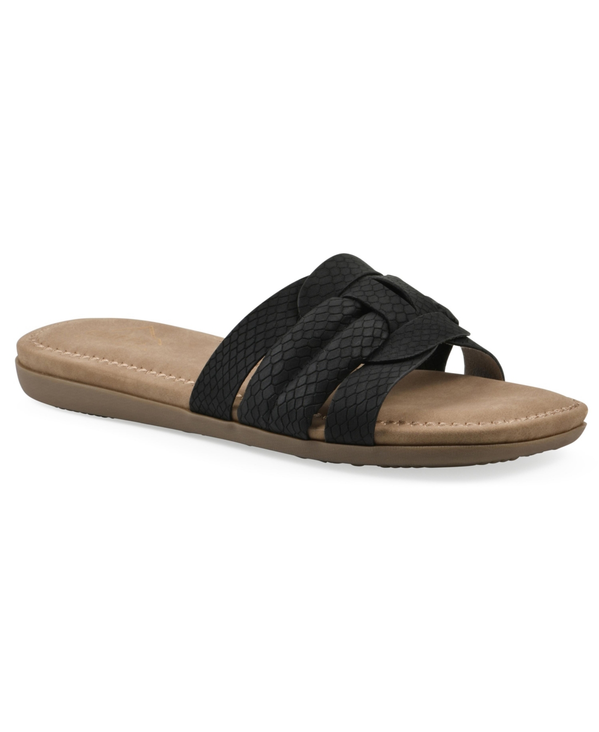 Women's Fraley Slide Slip-On Sandals - Taupe Embossed
