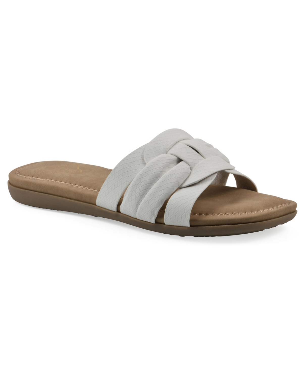 Women's Fraley Slide Slip-On Sandals - Taupe Embossed