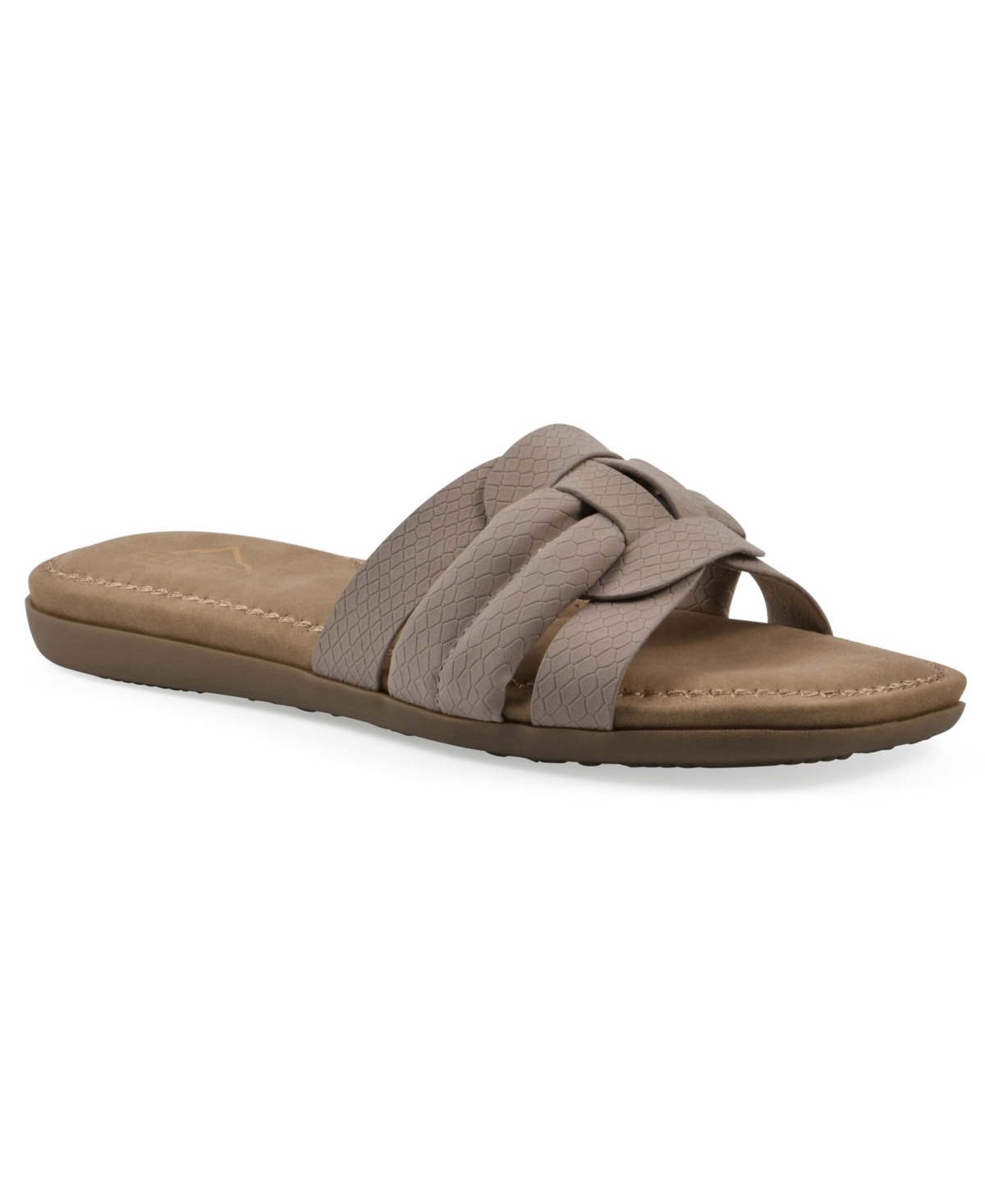Women's Fraley Slide Slip-On Sandals - Taupe Embossed