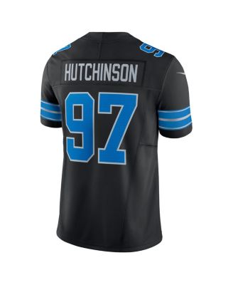 Men's Aidan Hutchinson Black Detroit Lions 2nd Alternate Vapor F.U.S.E. Limited Jersey