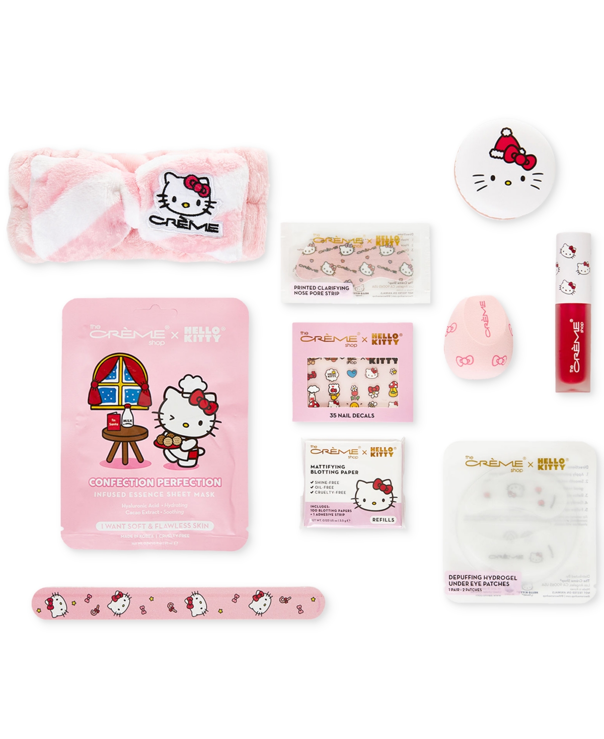 THE CREME SHOP X HELLO KITTY 10-PC. SUPERCUTE BEAUTY SET 