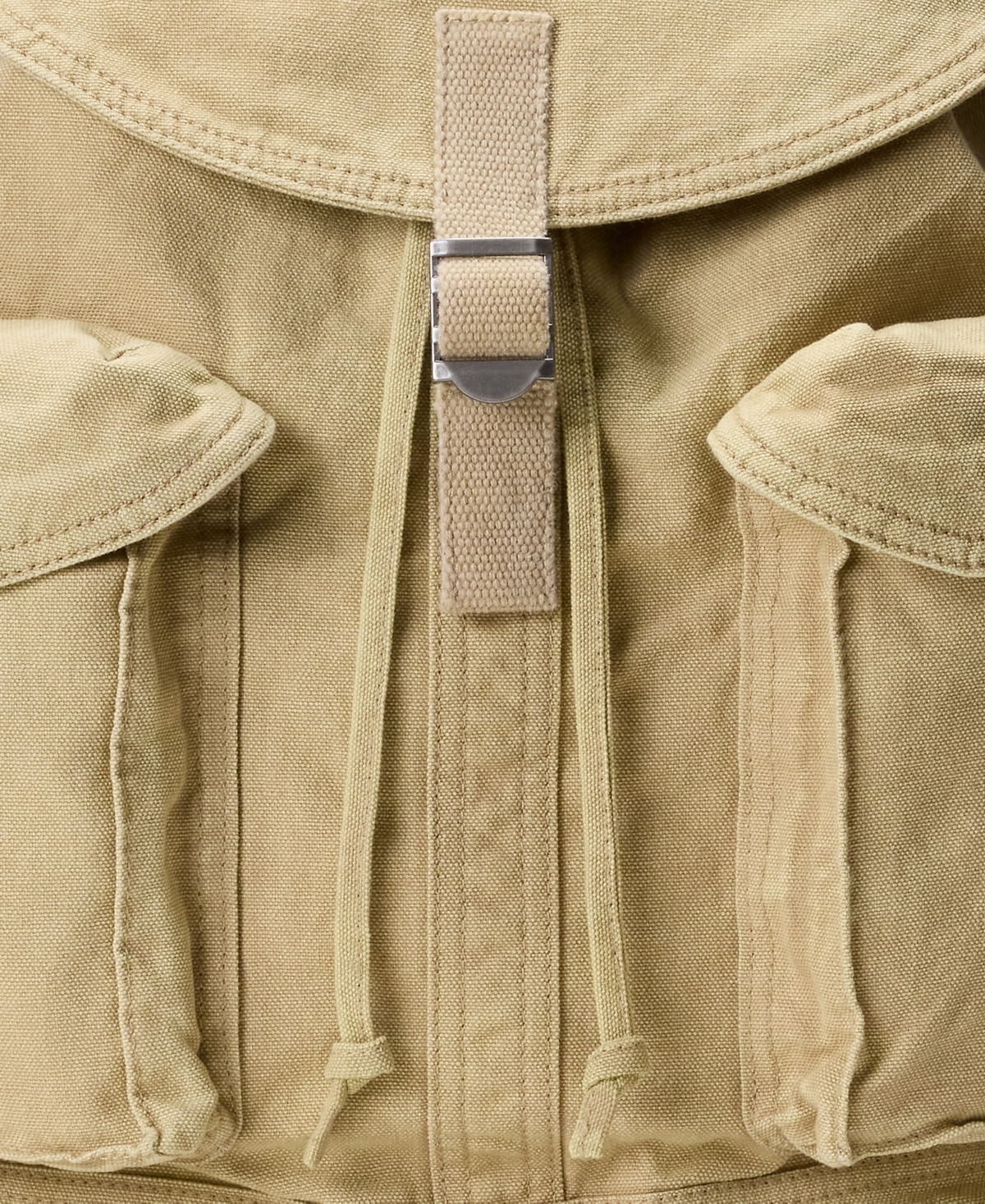 Polo Ralph Lauren Men's Flap-top Canvas Backpack In Beige Khaki